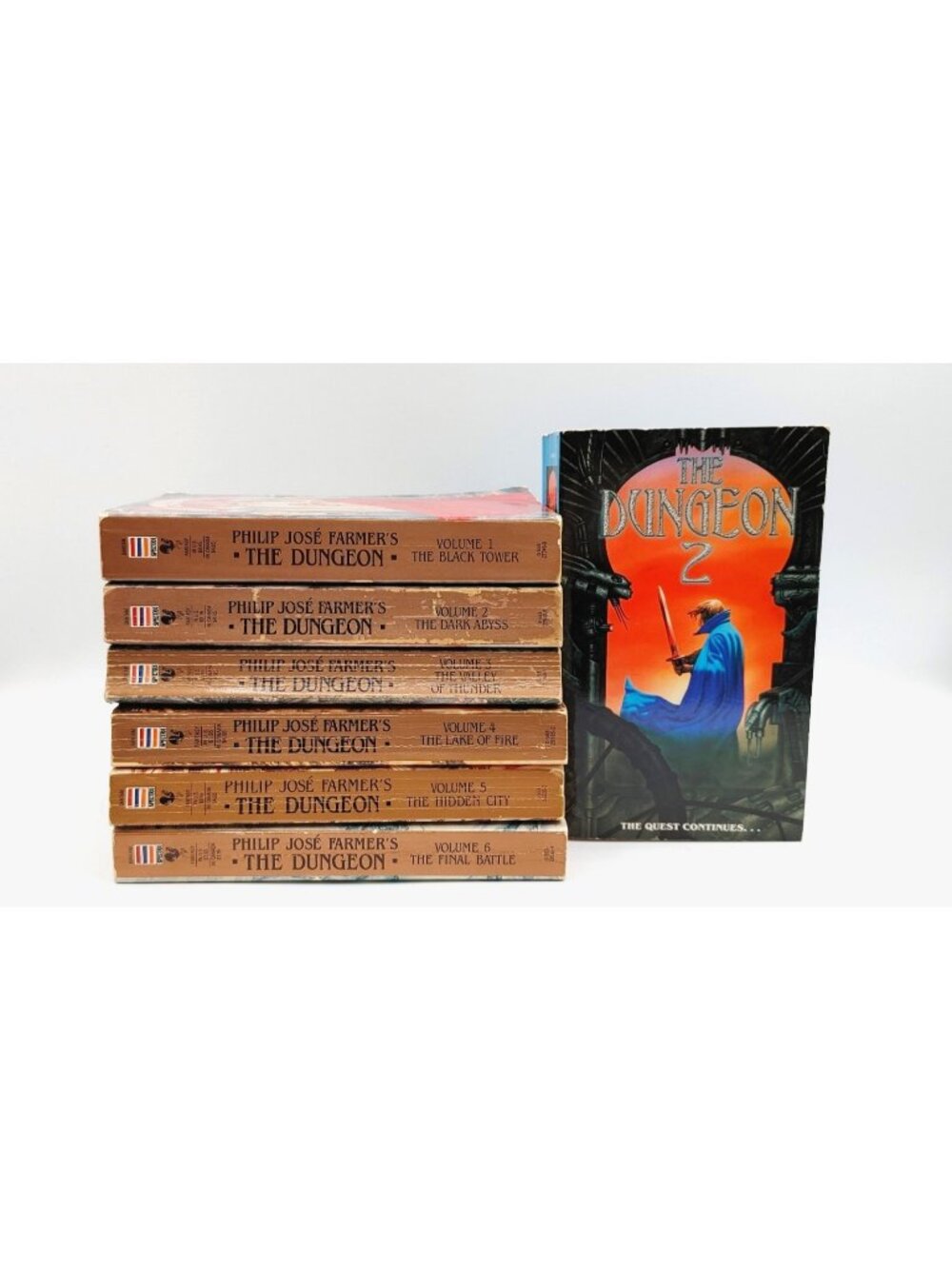 THE DUNGEON Vol. 1-6  Philip Jose Farmer + The Dungeon 2 Paperback Book Lot of 7